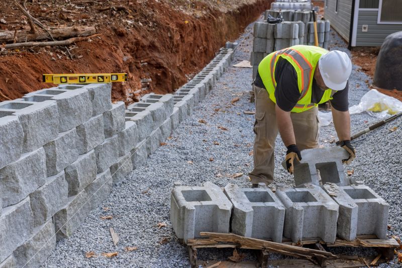 Retention Wall Construction in Pasco County, FL