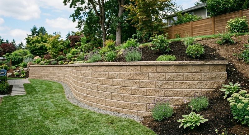 Block Retaining Wall Installation in Melbourne, FL