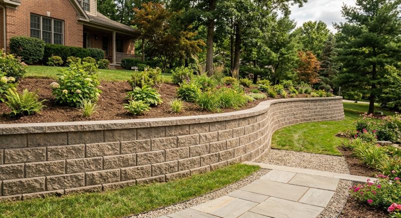 Block Retaining Wall Installation in Tampa, FL