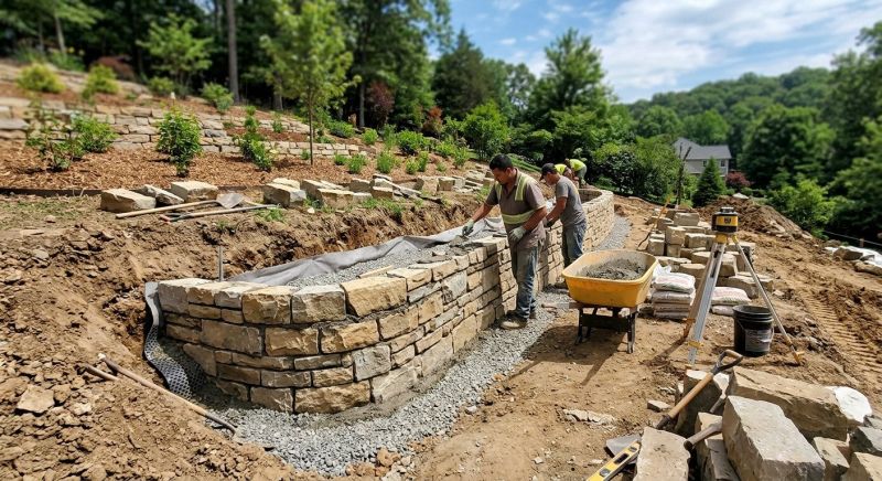 Hardscape Wall Construction in Rockwall, TX
