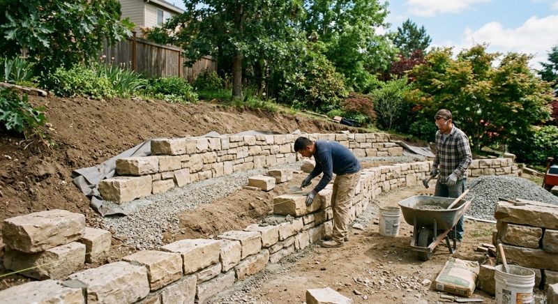 Landscape Wall Construction in Ocala, FL