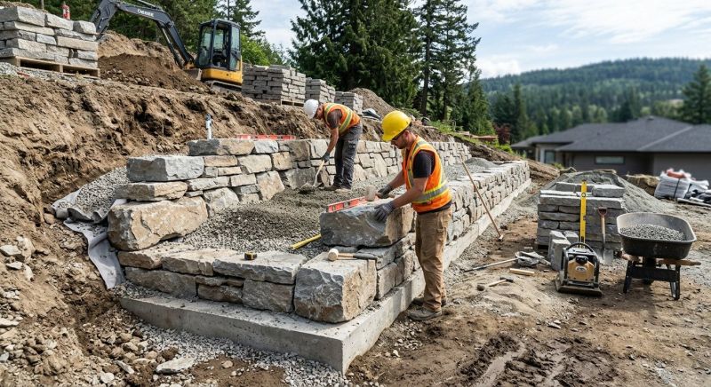 Landscape Wall Construction in Ventura County, CA