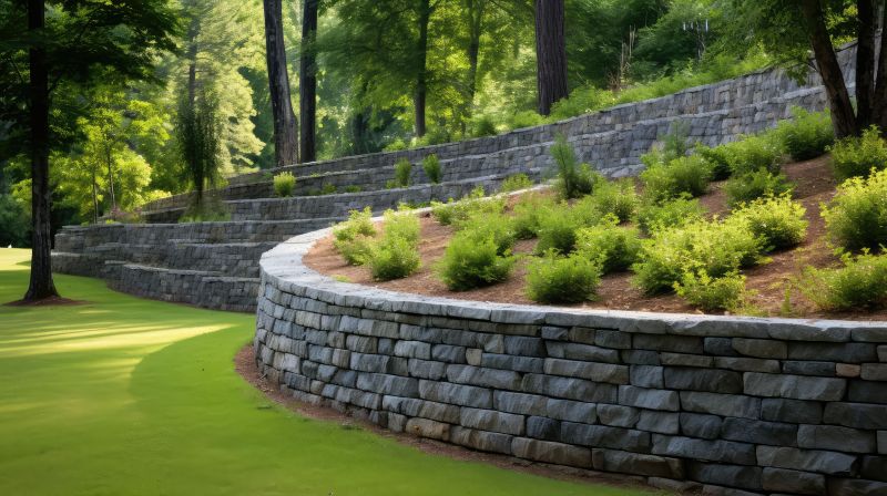 Landscape Wall Construction in Sonoma County, CA